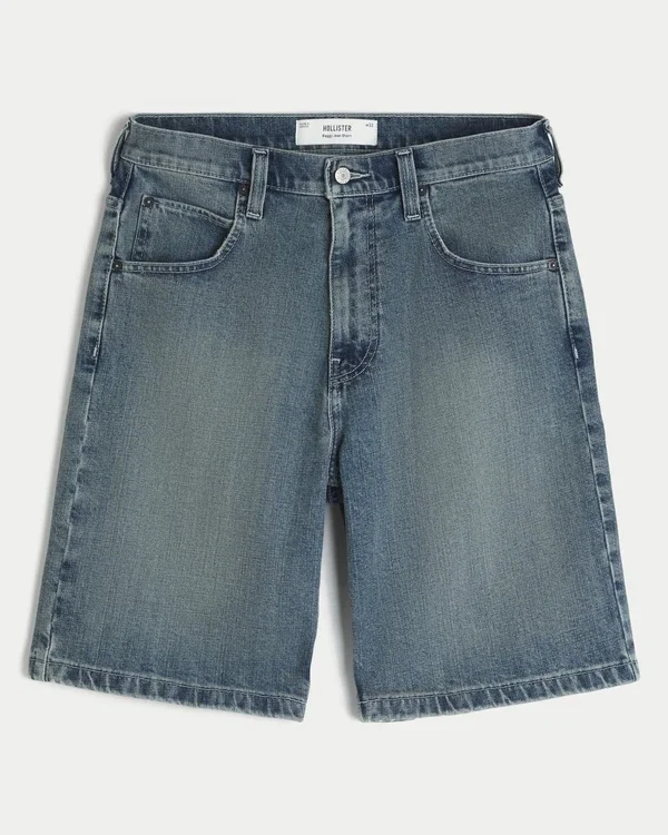 Löysät denimshortsit Löysät denimshortsit