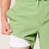 Malibu Beach Graphic Mid-Thigh Volley -uimahousut Malibu Beach Graphic Mid-Thigh Volley -uimahousut