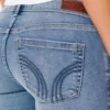 Matala vyötärö, keskipitkä pesu, bootcut-farkut