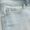 Matala vyötärö, vaaleat denim-shortit Matala vyötärö, vaaleat denim-shortit