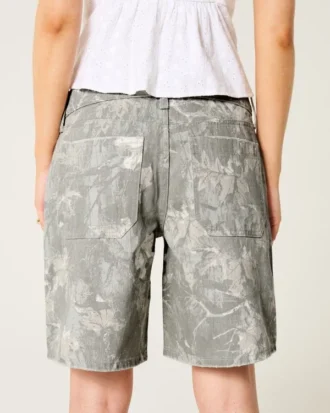 Matala vyötäröinen camo-baggy-jort