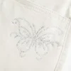 Matala vyötäröinen Shine Butterfly Twill Mini Skort Matala vyötäröinen Shine Butterfly Twill Mini Skort