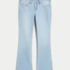 Matala vyötäröinen tähtikirjailtu bootcut-farkku Matala vyötäröinen tähtikirjailtu bootcut-farkku