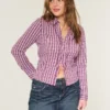 Matala vyötäröinen tumma denim-minihame Matala vyötäröinen tumma denim-minihame