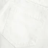 Matala vyötäröinen valkoinen denim-minihame Matala vyötäröinen valkoinen denim-minihame