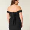 Mesh Off-the-Shoulder Bodycon -mekko Mesh Off-the-Shoulder Bodycon -mekko