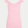 Mesh Off-the-Shoulder Bodycon -mekko Mesh Off-the-Shoulder Bodycon -mekko