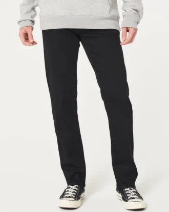 Mustat haalistumattomat slim straight -farkut