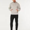 Mustat haalistumattomat urheilulliset skinny-farkut Mustat haalistumattomat urheilulliset skinny-farkut