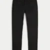 Mustat haalistumattomat urheilulliset skinny-farkut Mustat haalistumattomat urheilulliset skinny-farkut