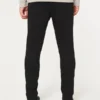 Mustat haalistumattomat urheilulliset skinny-farkut Mustat haalistumattomat urheilulliset skinny-farkut
