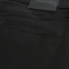 Mustat haalistumattomat urheilulliset skinny-farkut Mustat haalistumattomat urheilulliset skinny-farkut