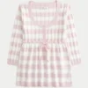 Neulottu babydoll-villapaita Neulottu babydoll-villapaita