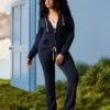 Number Graphic Bootcut -verkkarihousut Number Graphic Bootcut -verkkarihousut