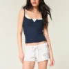Numerografiikka Mini-fleece-shortsit Numerografiikka Mini-fleece-shortsit