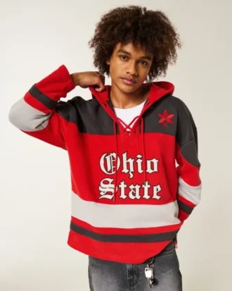 Ohio State University Buckeyes -graafinen jääkiekkopaita huppari