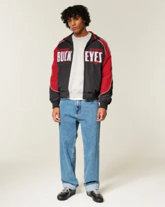 Ohio State University Buckeyes -graafinen tuulitakki