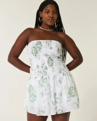 Olkaimeton smock-mekko