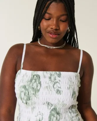 Olkaimeton smock-mekko