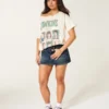 Oversized Off-the-Shoulder Stranger Things -grafiikkapaita Oversized Off-the-Shoulder Stranger Things -grafiikkapaita