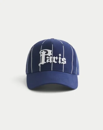 Paris-grafiikkainen baseball-lippalakki