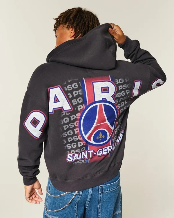 Paris Saint-Germain F.C. -graafinen vetoketjullinen huppari Paris Saint-Germain F.C. -graafinen vetoketjullinen huppari