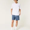 Pellavaseoset vetoketjulliset shortsit Pellavaseoset vetoketjulliset shortsit