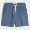 Pellavaseoset vetoketjulliset shortsit Pellavaseoset vetoketjulliset shortsit