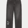 Pesty Black Star Graphic Baggy Jeans Pesty Black Star Graphic Baggy Jeans