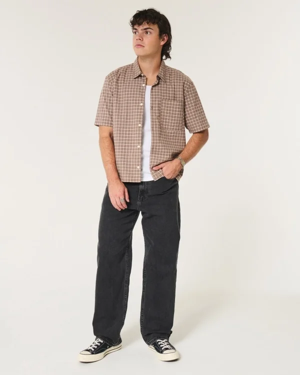 Pesty musta baggy-farkku Pesty musta baggy-farkku