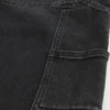 Pesty musta baggy-mallinen maalarin farkku Pesty musta baggy-mallinen maalarin farkku