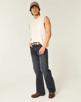 Pesty musta rento bootcut-farkku Pesty musta rento bootcut-farkku