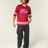 Pesty musta skater-malliset leveälahkeiset farkut Pesty musta skater-malliset leveälahkeiset farkut