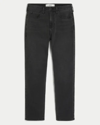 Pesty musta urheilullinen skinny-farkku