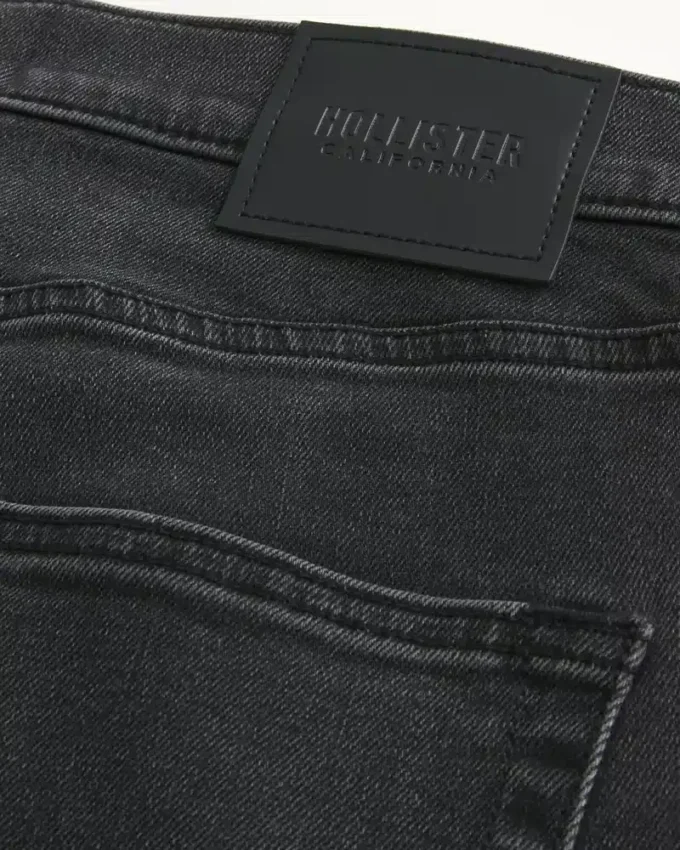 Pesty musta urheilullinen skinny-farkku Pesty musta urheilullinen skinny-farkku