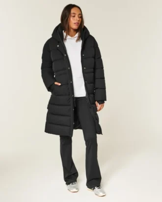 Pitkä pufferiparka