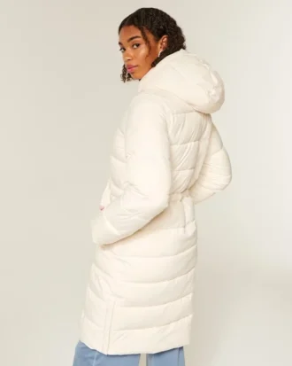 Pitkä pufferiparka