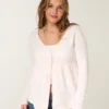 Pitkähihainen Flyaway Babydoll -neuletakki Pitkähihainen Flyaway Babydoll -neuletakki