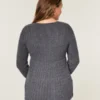 Pitkähihainen, neliönkauluksinen babydoll-mekko Pitkähihainen, neliönkauluksinen babydoll-mekko