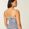 Pitsi-yksityiskohdat Peplum-toppi