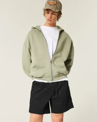 Polvipituiset twill-shortsit