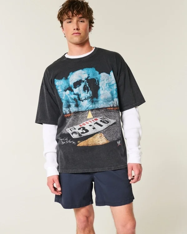 Polvipituiset twill-shortsit Polvipituiset twill-shortsit