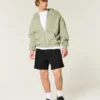 Polvipituiset twill-shortsit Polvipituiset twill-shortsit