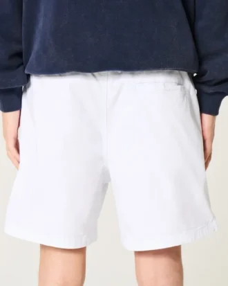 Polvipituiset twill-shortsit