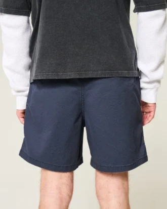 Polvipituiset twill-shortsit