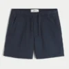 Polvipituiset twill-shortsit Polvipituiset twill-shortsit
