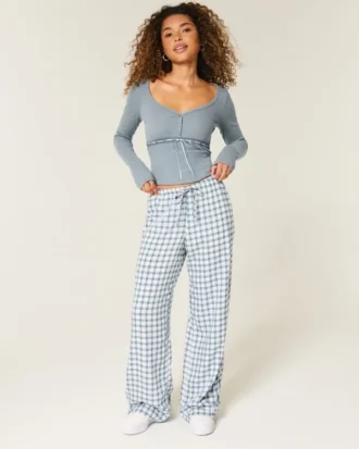 Pull-On Slub -housut