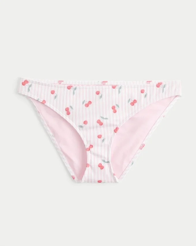 Ribbattu matala bikinien alaosa