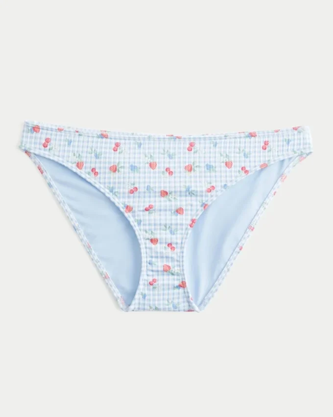 Ribbineulottu bikinien alaosa