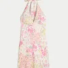 Selkäaukkoinen kreppihalter-mekko Selkäaukkoinen kreppihalter-mekko